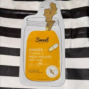 Korean Sweet Chef Ginger + Vitamin C Fresh Pressed Sheet Mask - Orange